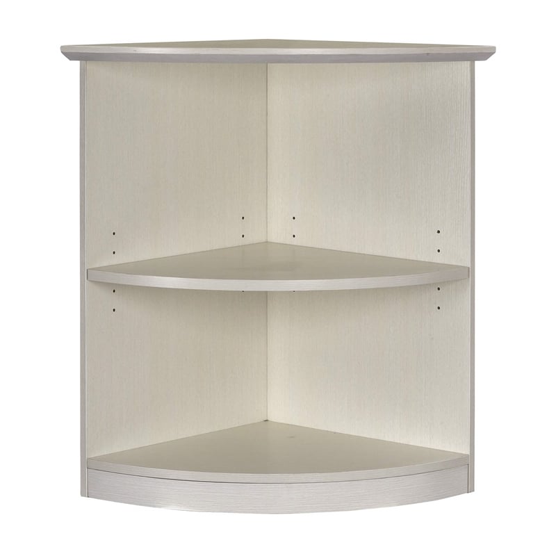 Mayline Medina Series 2 Shelf Bookcase in Sea Salt