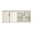 Mayline Medina Series Low Wall Cabinet with Doors in Sea Salt