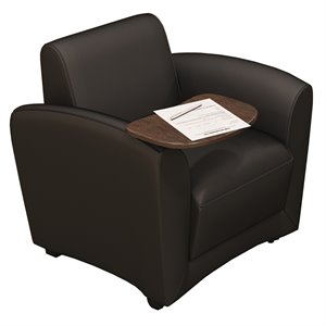Mayline Santa Cruz Lounge Series Mobile Lounge Chair with Tablet