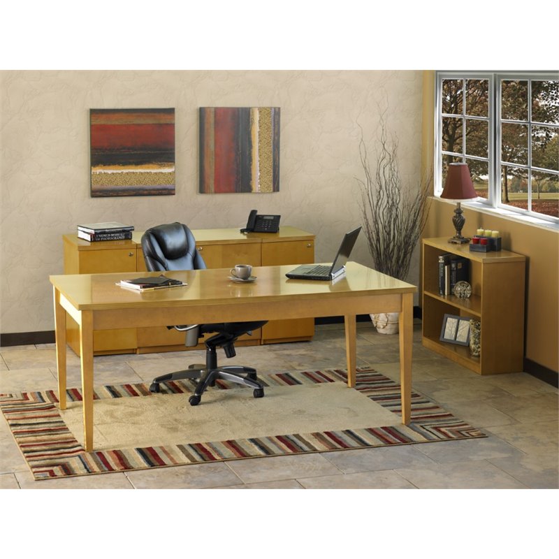 Mayline Luminary Typical 36 Computer Desk In Maple Veneer Lum15m Mayline Luminary Typical 36 Computer Desk In Maple Veneer