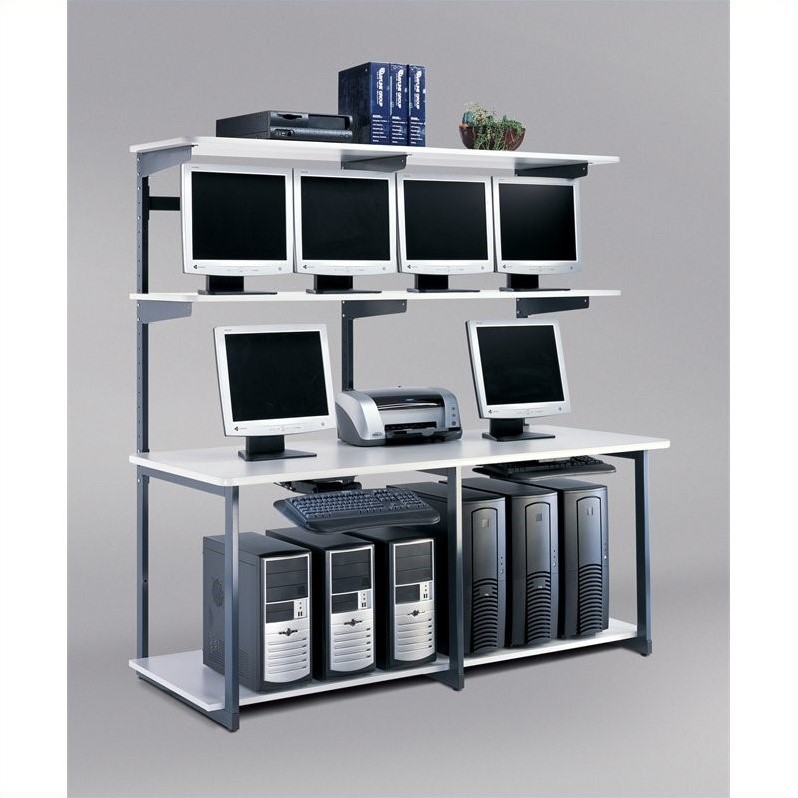 Mayline eLAN Computer Racking System 72" LAN Station 21172EZ