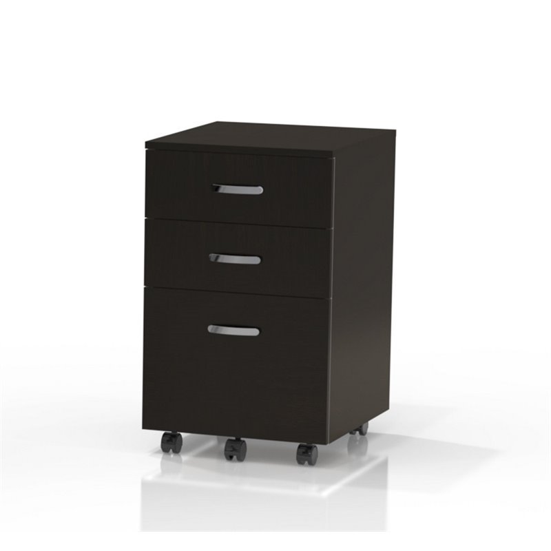 Safco Products Soho Mobile Filing Cabinet In Black 1008bb