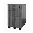 Mayline Office Pedestal Filing Cabinets in Gray Steel (Set of 2)