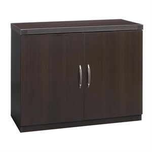 Mayline Aberdeen Storage Cabinet in Mocha