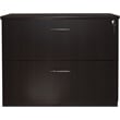 Mayline Medina 2 Drawer Lateral Filing Cabinet in Mocha