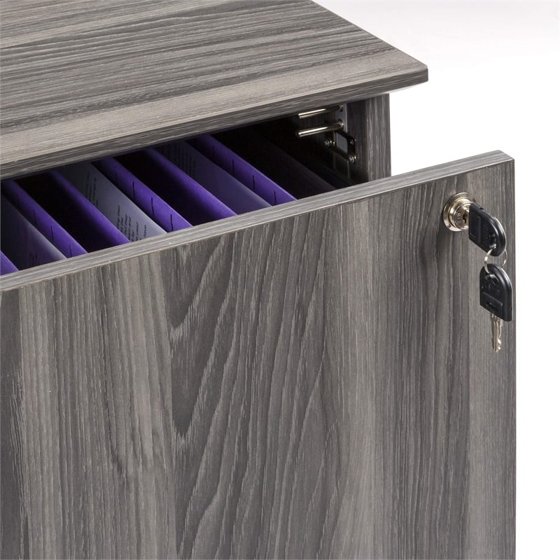 Mayline Medina Lateral File (File-File) in Gray Steel