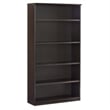 Mayline Medina Bookcase (5 Shelf) in Mocha