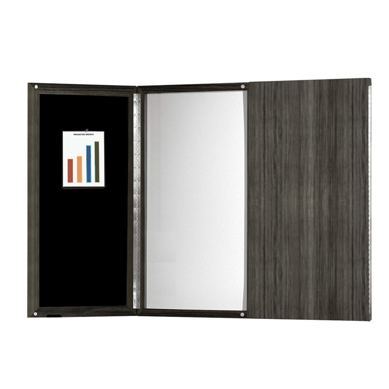 Mayline Medina Presentation Board in Gray Steel