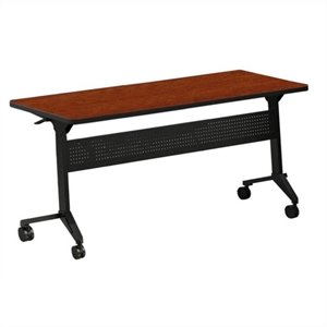 Mayline Flip-N-Go Table in Cherry