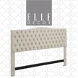 Elle Decor Celeste King Size Headboard Beige Weave