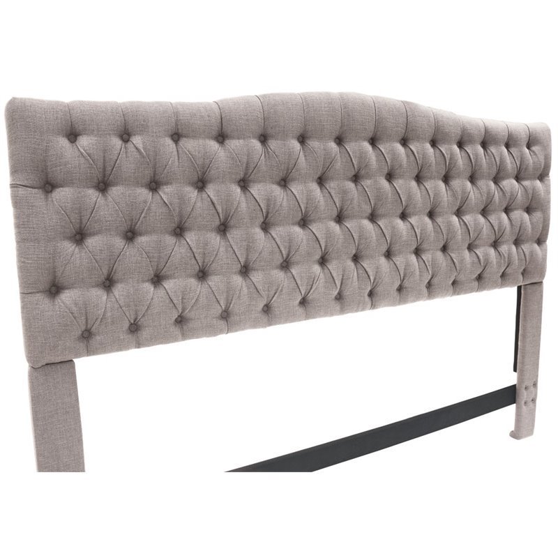 Elle Decor Celeste King Size Headboard Brown Weave