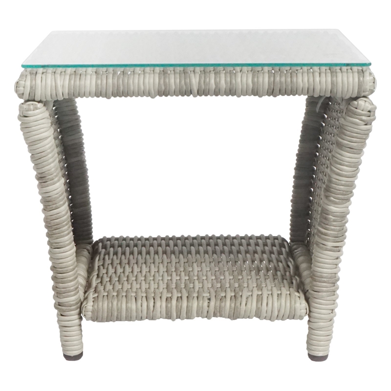 Elle Decor Vallauris 3-Piece Outdoor Reclining Chair Set Grey