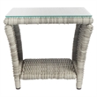 Elle Decor Vallauris 3-Piece Outdoor Reclining Chair Set Grey