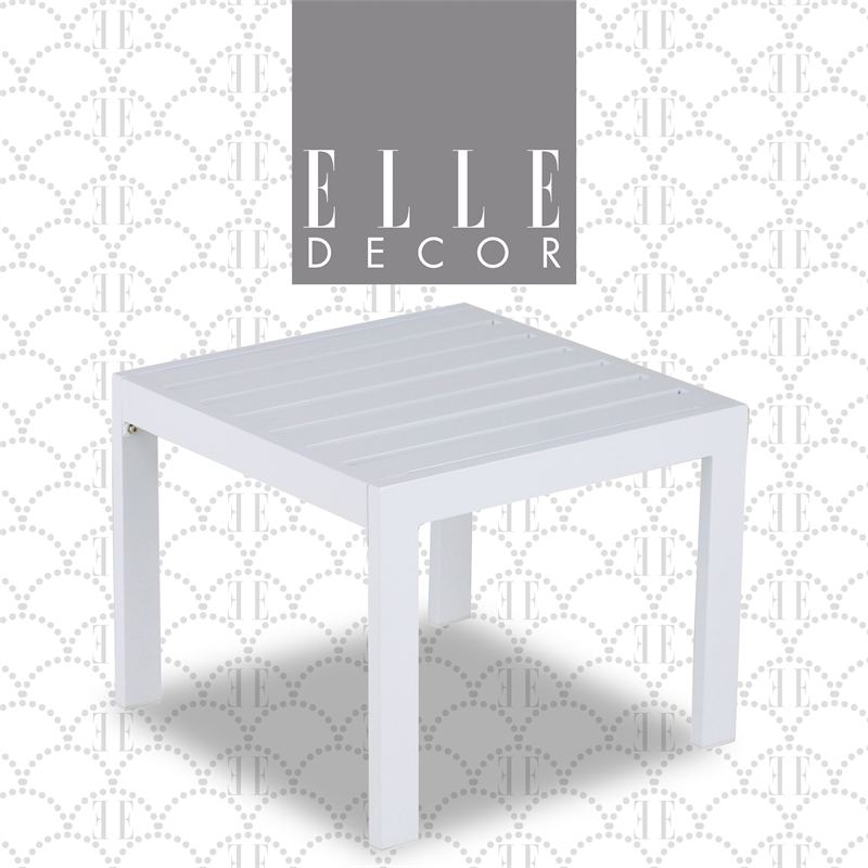 Elle Decor Paloma Outdoor Side Table White