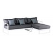 Elle Decor Paloma Outdoor Sectional Sofa White