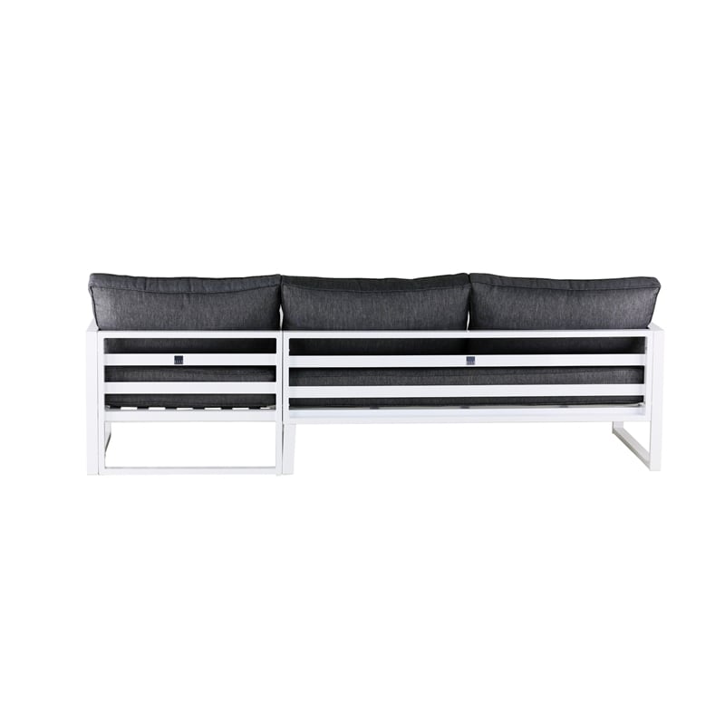 Elle Decor Paloma Outdoor Sectional Sofa White