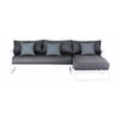 Elle Decor Paloma Outdoor Sectional Sofa White