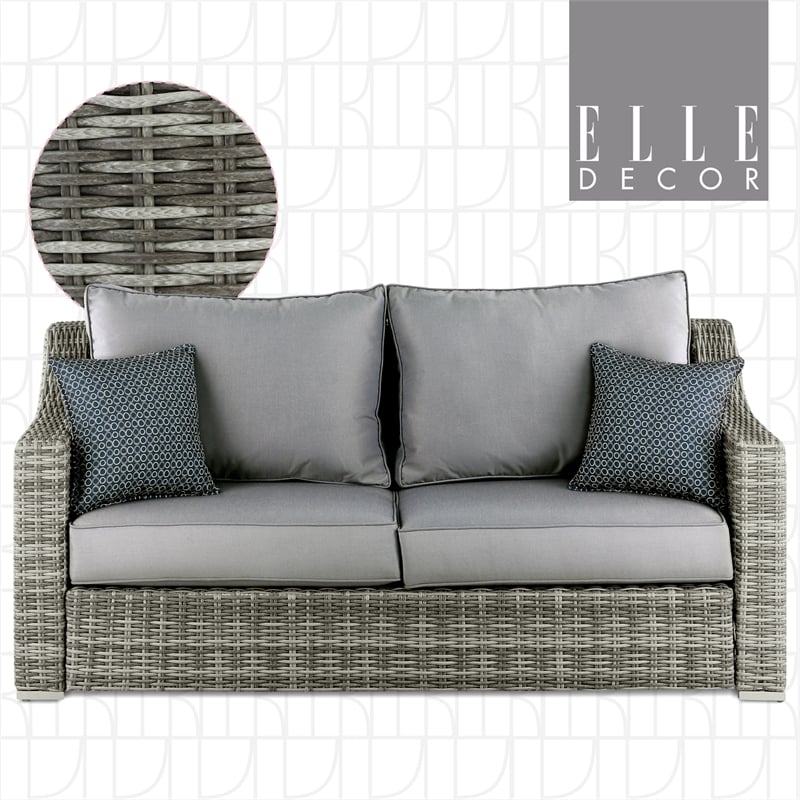 Elle Decor Vallauris Outdoor Sofa Grey