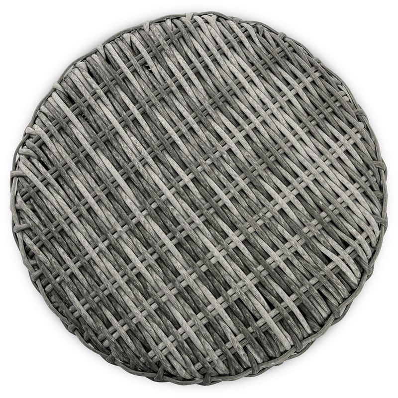 Elle Decor Vallauris Outdoor Side Table with Storage Grey