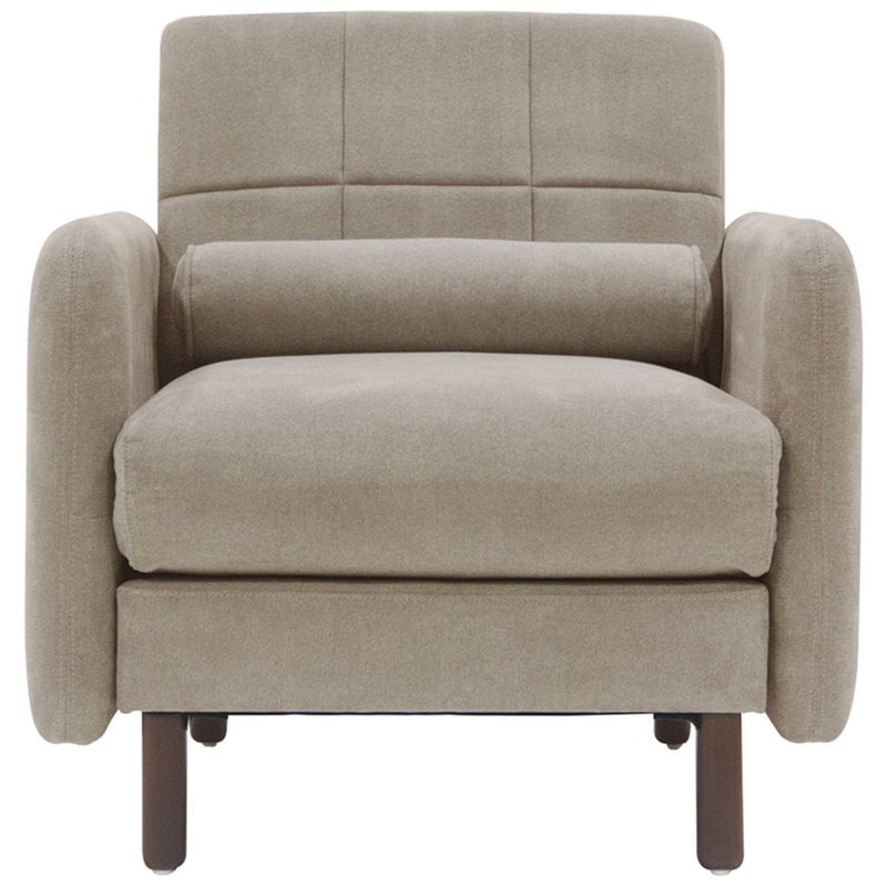 Elle Decor Natalie Arm Chair in Beige