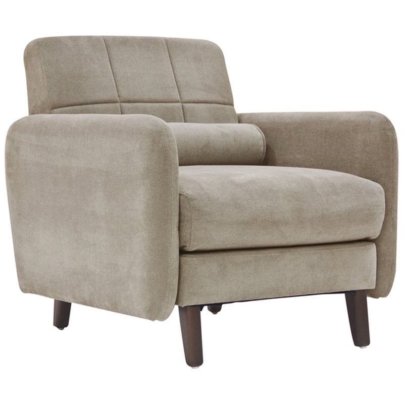 Elle Decor Natalie Arm Chair in Beige