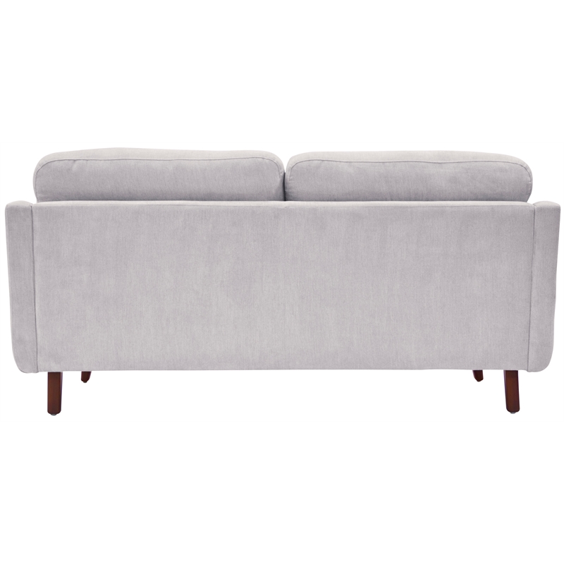 Elle Decor Chloe Loveseat in Light Gray