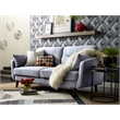 Elle Decor Chloe Loveseat in Light Gray