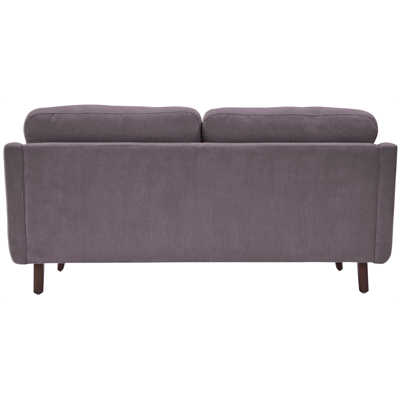 Elle Decor Chloe Loveseat in Dark Gray