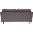 Elle Decor Chloe Loveseat in Dark Gray