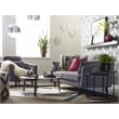 Elle Decor Chloe Loveseat in Dark Gray