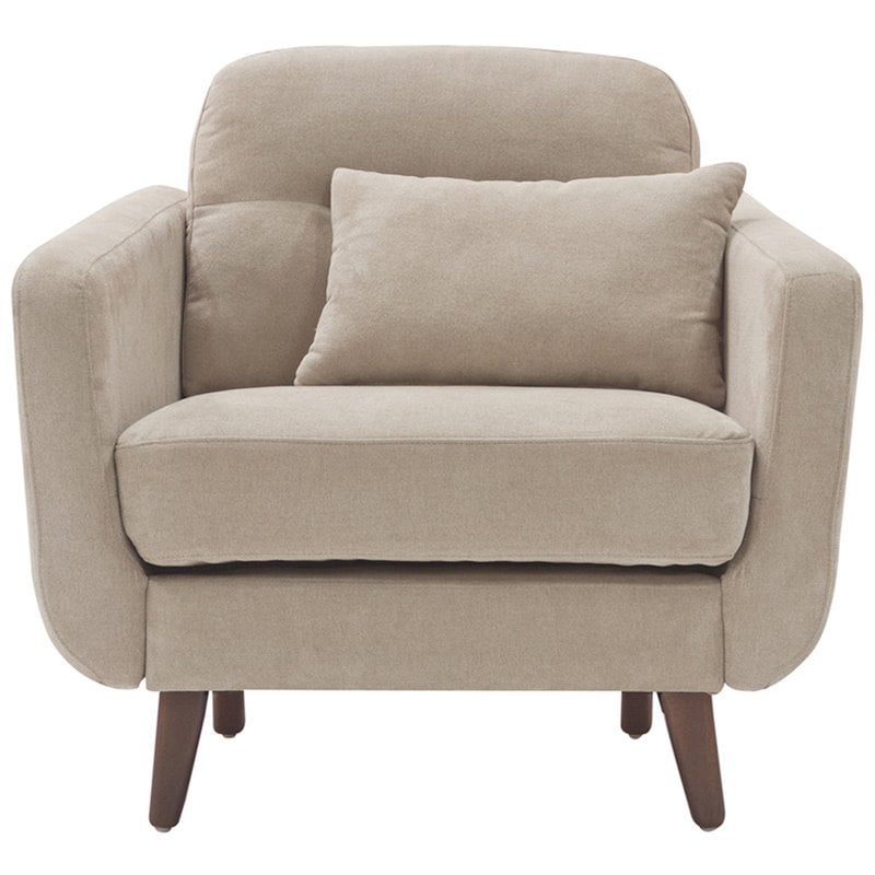Elle Decor Chloe Arm Chair in Beige