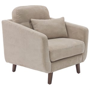 elle decor chloe arm chair in beige
