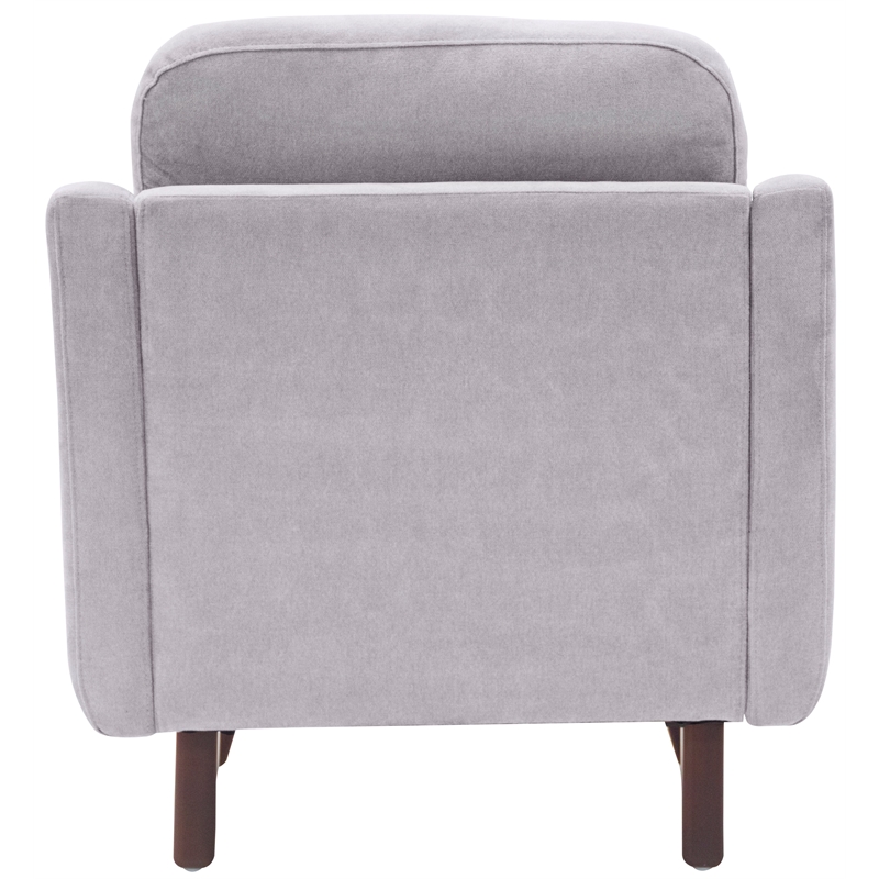 Elle Decor Chloe Arm Chair in Light Gray