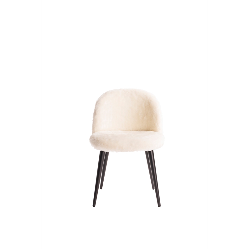 Elle Decor Cami Vanity Chair in French Cream