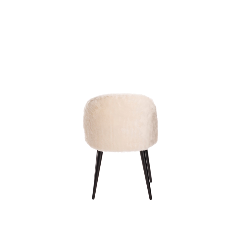Elle Decor Cami Vanity Chair in French Cream