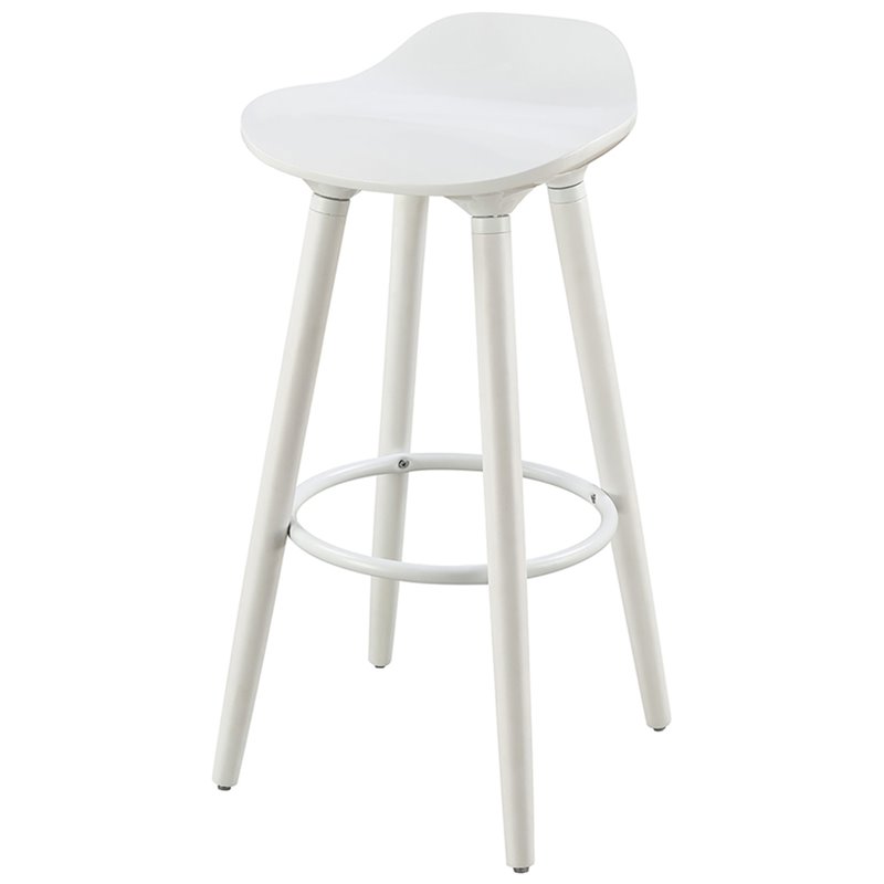 Elle Decor Ine 29 Bar Stool In French White Chrcrlwht02 Elle Decor Ine 29