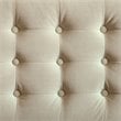 Elle Decor Claire Tufted Bench in Vanilla Cream