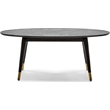 Elle Decor Clemintine Coffee Table in French Cocoa