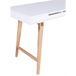 Elle Decor Giselle Writing Desk in French White