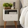 Elle Decor Lilou End Table in French White