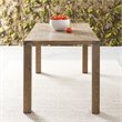 Elle Decor Marais Dining Table in French Elm