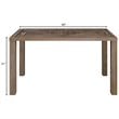 Elle Decor Marais Dining Table in French Elm