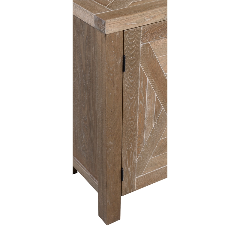 Elle Decor Marais Wood Sideboard in French Elm
