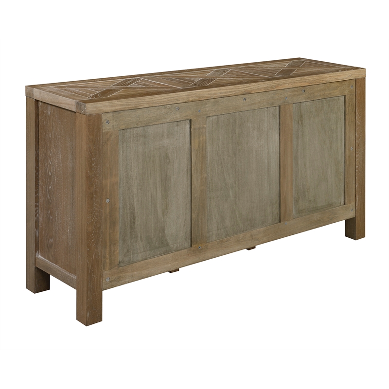Elle Decor Marais Wood Sideboard in French Elm