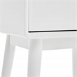 Elle Decor Rory 1 Drawer Side Table in French White