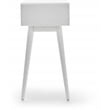Elle Decor Rory 1 Drawer Side Table in French White