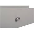 Elle Decor Rory 2 Drawer Side Table in French Gray