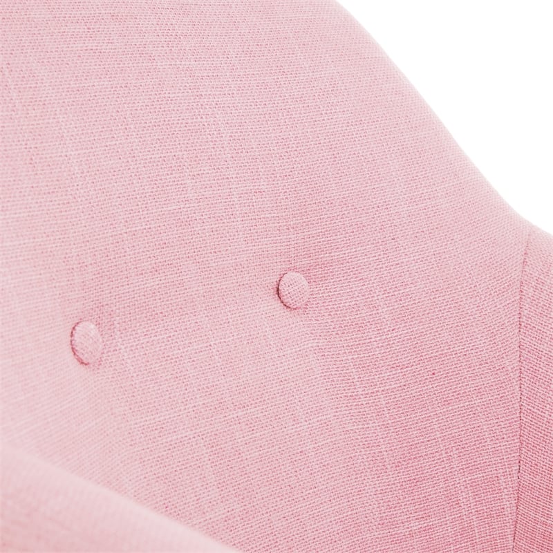 Elle Decor Roux Arm Chair in French Blush