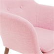 Elle Decor Roux Arm Chair in French Blush