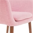 Elle Decor Roux Arm Chair in French Blush